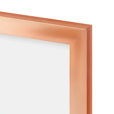 Cornice in plastica Maria 15x21 cm (A5) | oro rosato | Vetro sintetico (2 mm)