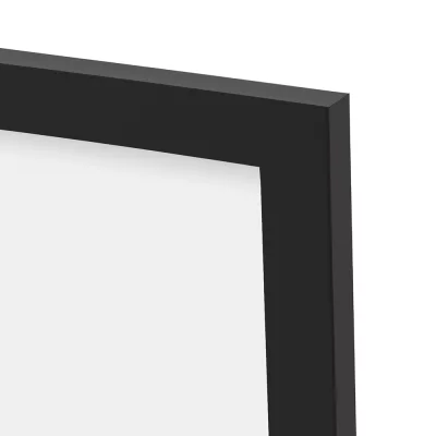 Cornice in plastica Maria 15x21 cm (A5) | nero opaco | Vetro sintetico (2 mm)