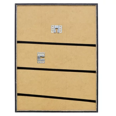 Holz-Bilderrahmen Caen Sonderzuschnitt silber | Normalglas (2 mm)