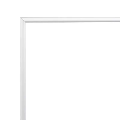 Alu-Spiegelrahmen Quadro 18x24 cm | silber matt | Spiegel (3 mm)