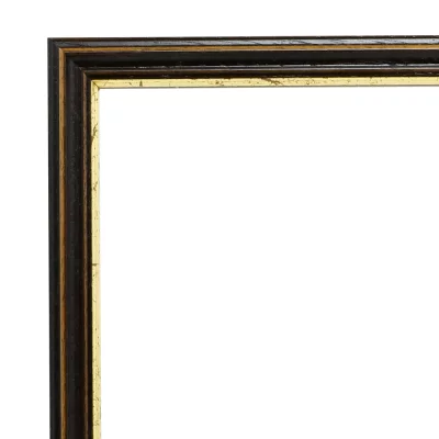 Lustro na ścianę Toulouse na wymiar brązowy orzech - złoty | lustro (3 mm)