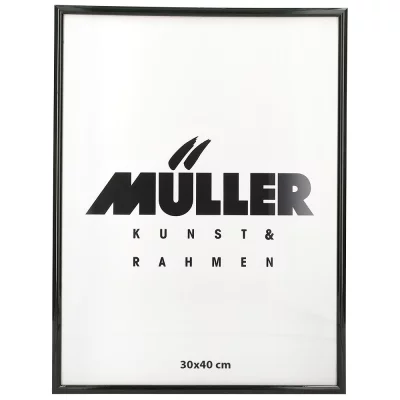 Houten fotolijst Hessen 28x35 cm | mosgroen, glanzend | normaal glas (2 mm)