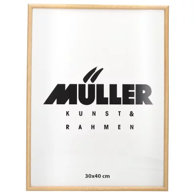 Houten fotolijst Hessen 28x35 cm | natuur | normaal glas (2 mm)