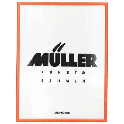 Houten fotolijst Hessen 28x35 cm | oranje | normaal glas (2 mm)
