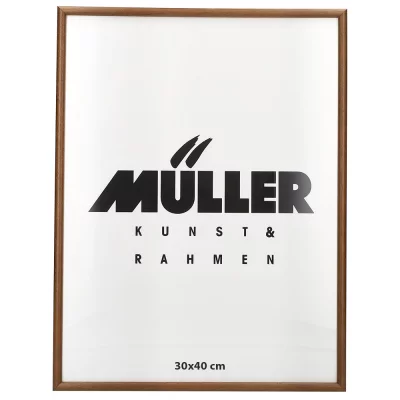 Houten fotolijst Hessen op maat eik | normaal glas (2 mm)