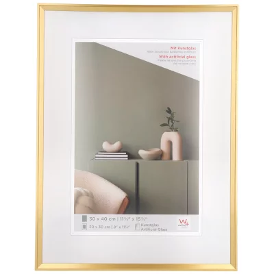 Kunststof kader Desire 10x15 cm | goud | kunstglas (2 mm)