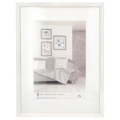 Kunststof lijst Construction 21x29,7 cm (A4) | wit | normaal glas (2 mm)