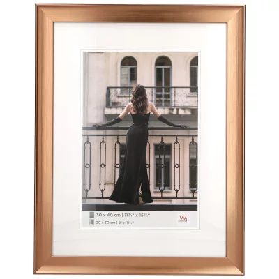 Kunststof kader Venice 13x18 cm | brons | normaal glas (2 mm)