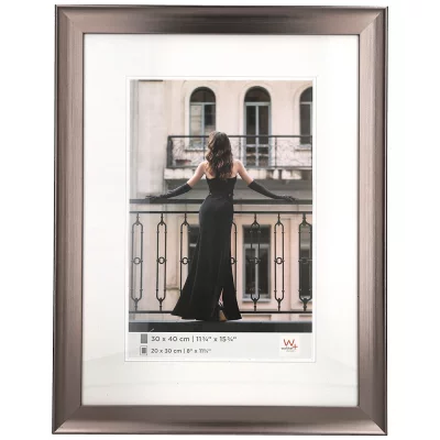Kunststof kader Venice 13x18 cm | staal | normaal glas (2 mm)