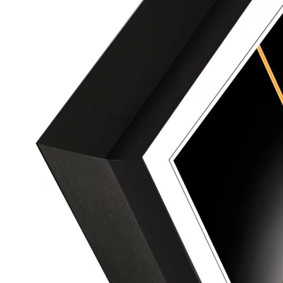 Aluminum kader Pierre 10x15 cm | zwart | normaal glas (2 mm)