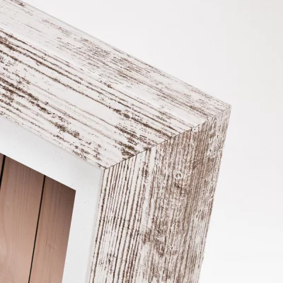 Houten kader Nelson 10x15 cm | Shabby | normaal glas (2 mm)