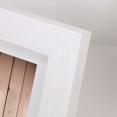 Houten kader Nelson 10x15 cm | wit | normaal glas (2 mm)