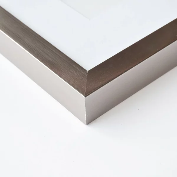 Cadre multi photos en bois Apollon pour 3 photos 13x18 cm 23x50 cm (3x13x18 cm) | argent | verre standard (2 mm)