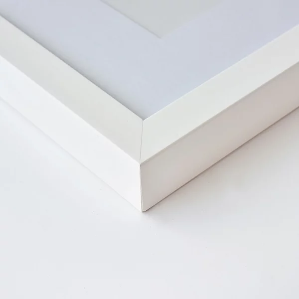 Cadre multi photos en bois Apollon pour 3 photos 13x18 cm 23x50 cm (3x13x18 cm) | blanc | verre standard (2 mm)