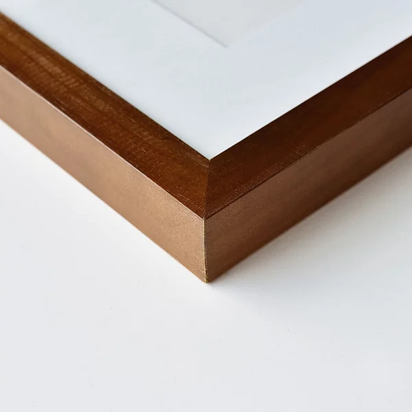 Holz Galerie-Bilderrahmen Apollon für 3 Bilder 13x18 cm 23x50 cm (3x13x18 cm) | Wenge | Normalglas (2 mm)