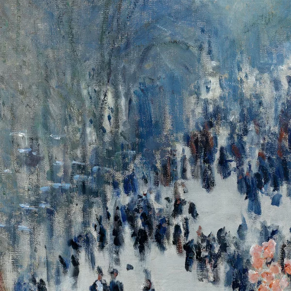 Poster mit Rahmen - Claude Monet - Boulevard des Capucines 13x18 cm | Schwarz