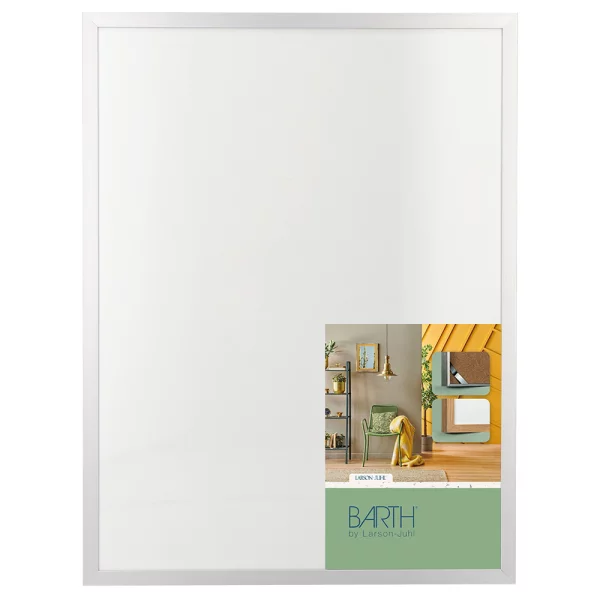 Alu Bilderrahmen BARTH - Serie 1125 - Maßanfertigung Silber | Normalglas (2 mm)