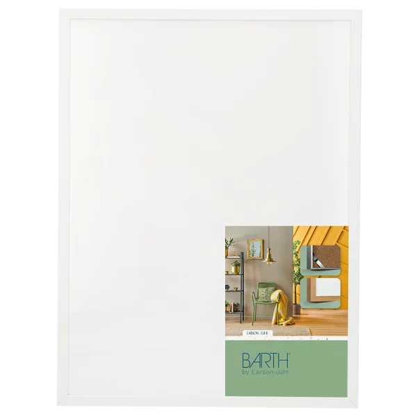 Alu Bilderrahmen BARTH - Serie 1125 - Maßanfertigung Weiß | Normalglas (2 mm)