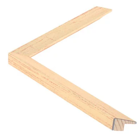 Holz Bilderrahmen Sento I nach Maß Dänisch Gold, matt | Normalglas (2 mm)