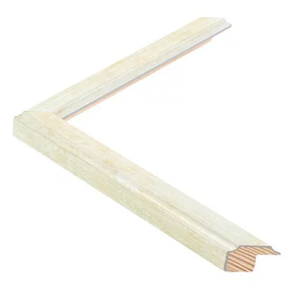 Cadre en bois APART III - 1,67 13x18 cm | vert pâle sur argent structuré | verre synthétique (2 mm)