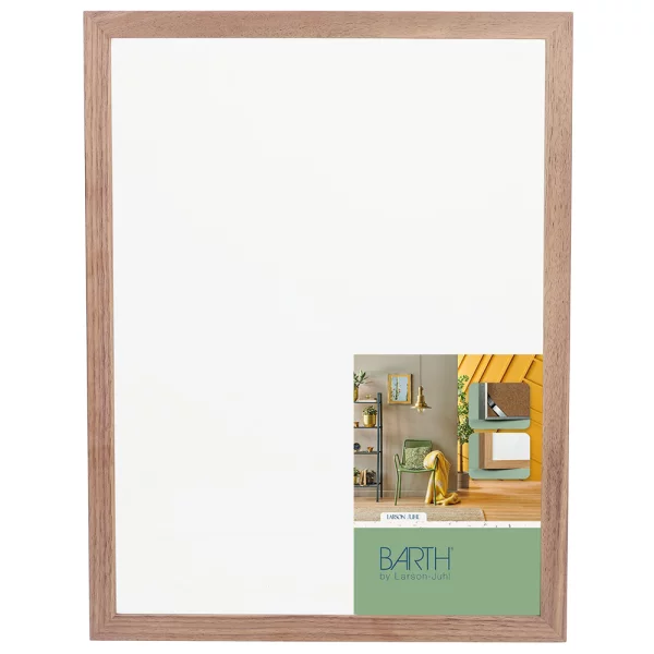 Holz Bilderrahmen BARTH - Serie 210 - Maßanfertigung Nussbaum natur | Normalglas (2 mm)