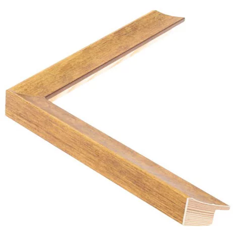 Cadre en bois MANTILLA Petitie - 1,9 - sur mesure or | verre standard (2 mm)