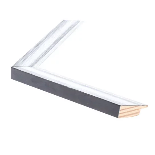 Holzrahmen DOMUS 27 13x18 cm | Silber | Normalglas (2 mm)