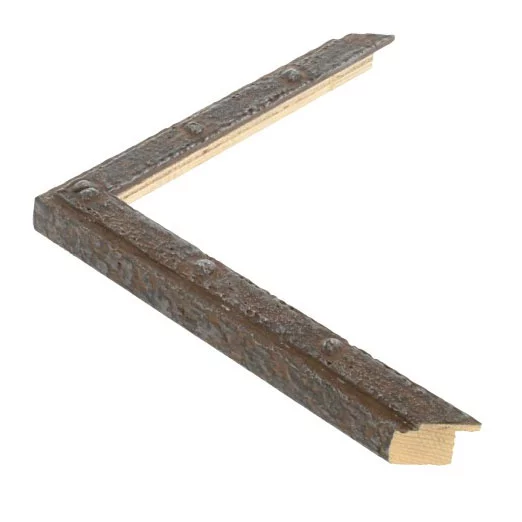 Cadre en bois ANVIL Bolted 1,8 - sur mesure structure rouille avec boulon | verre standard (2 mm)