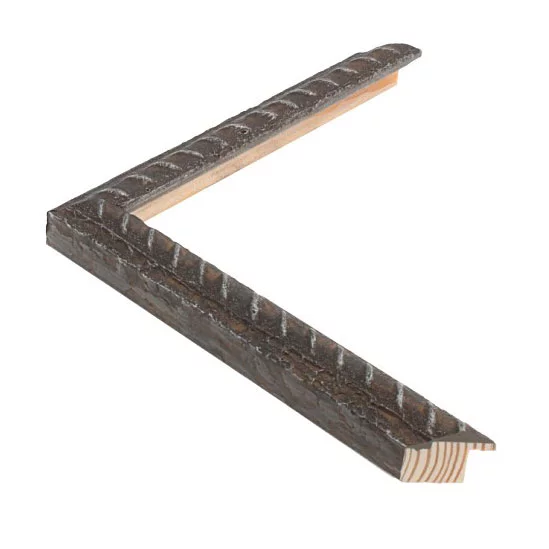 Holz Bilderrahmen ANVIL Bolted 1,8 24x30 cm | Roststruktur mit Armierung | Normalglas (2 mm)