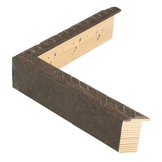 Holz Bilderrahmen ANVIL Rebar Cap 1,8 24x30 cm | Roststruktur mit Armierung | Normalglas (2 mm)