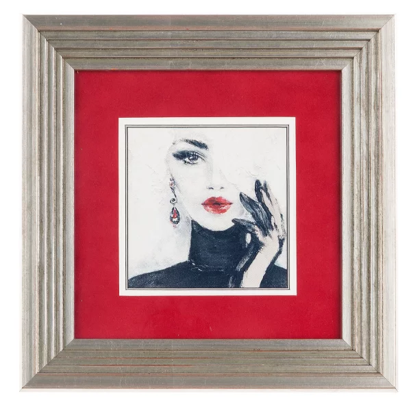 Holz-Bilderrahmen La Scala - 3,9 - Reverse Style 50x60 cm | Gold | Normalglas (2 mm)