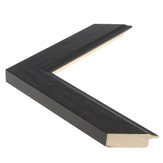 Cadre en bois DRESDEN 3,5 - sur mesure brun noir | verre standard (2 mm)
