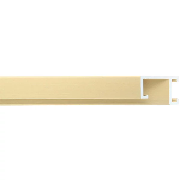 Alu Bilderrahmen Serie 403 42x59,4 cm (A2) | Gold matt, gebürstet | Normalglas (2 mm)