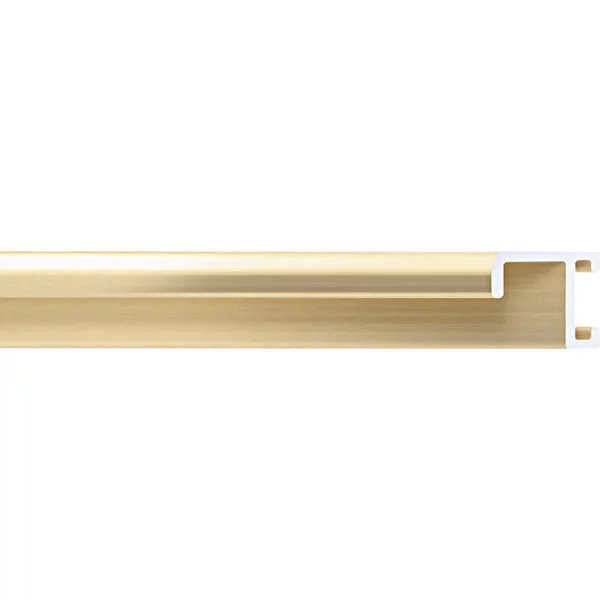 Cadre en aluminium série 404 - sur mesure or poli, brossé | verre standard (2 mm)