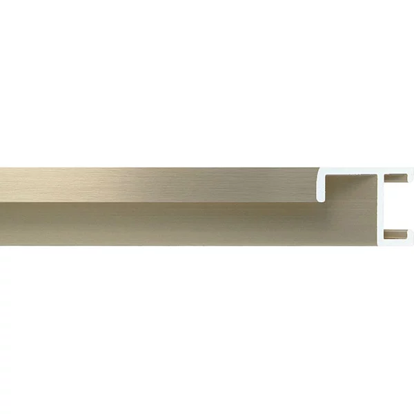 Alu Bilderrahmen Serie 411 42x59,4 cm (A2) | Bronze, gebürstet | Normalglas (2 mm)
