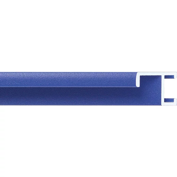 Cadre en aluminium série 411 - sur mesure bleu, revêtu par poudre | verre standard (2 mm)