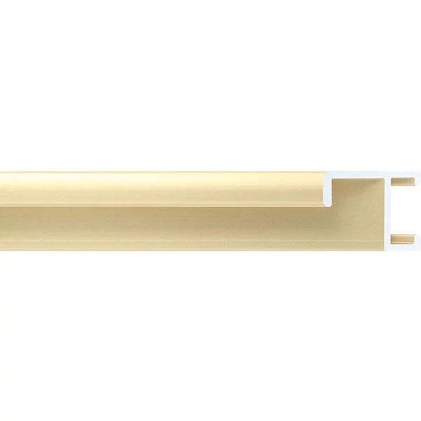 Cadre en aluminium série 411 - sur mesure or mat brossé | verre standard (2 mm)