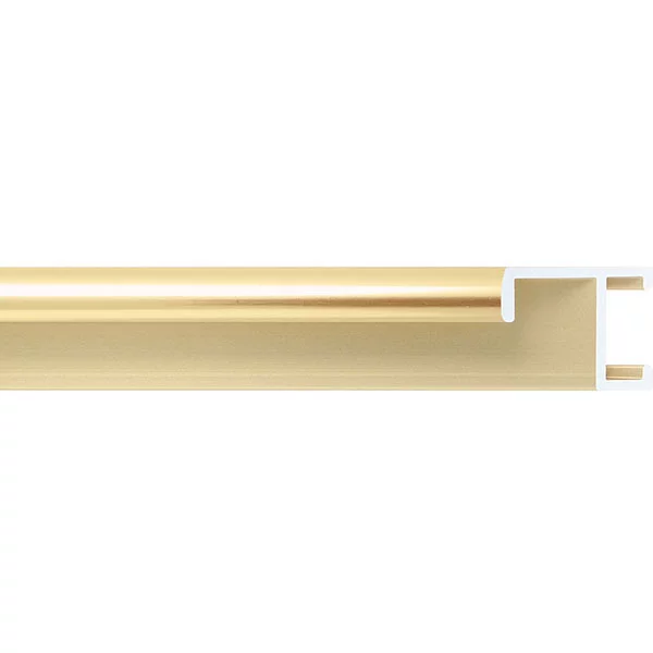 Cadre en aluminium série 411 - sur mesure or poli, brossé | verre standard (2 mm)