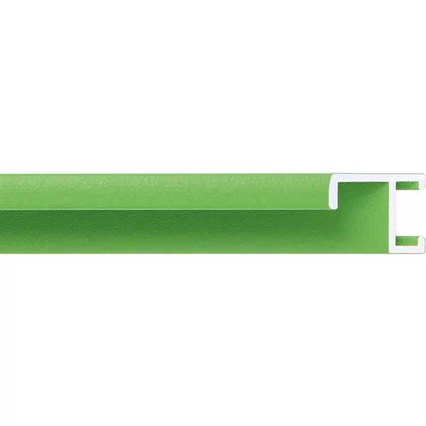 Cadre en aluminium série 411 - sur mesure vert, revêtu par poudre | verre standard (2 mm)