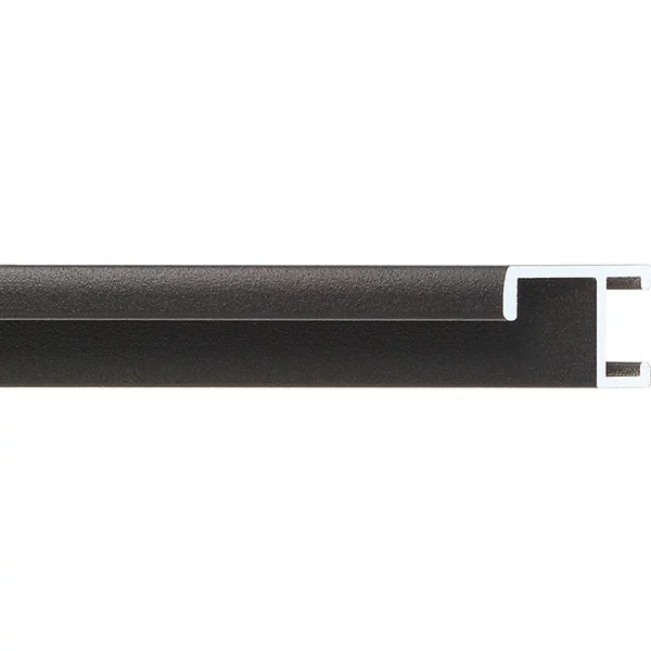 Cadre en aluminium série 411 - sur mesure noir, revêtu par poudre | verre standard (2 mm)