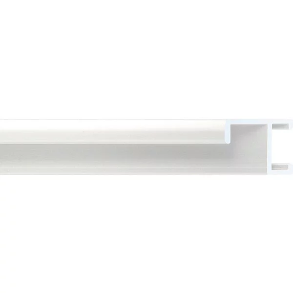 Cadre en aluminium série 411 - sur mesure argent mat, brossé | verre standard (2 mm)