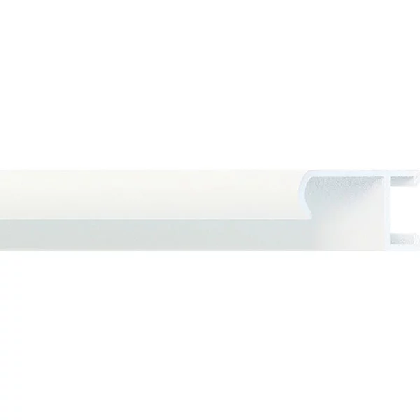 Cadre en aluminium série 415 20x30 cm | blanc, revêtu par poudre | verre synthétique (2 mm)