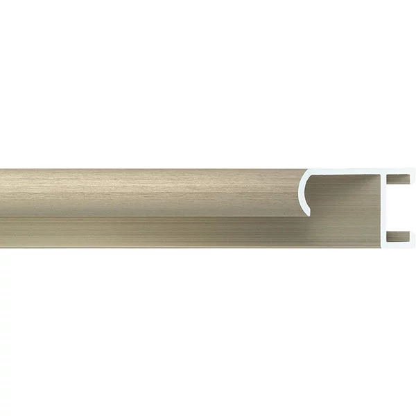 Alu Bilderrahmen Serie 415 nach Maß Bronze, gebürstet | Normalglas (2 mm)