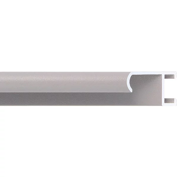 Alu Bilderrahmen Serie 415 nach Maß Grau, pulverbeschichtet | Normalglas (2 mm)