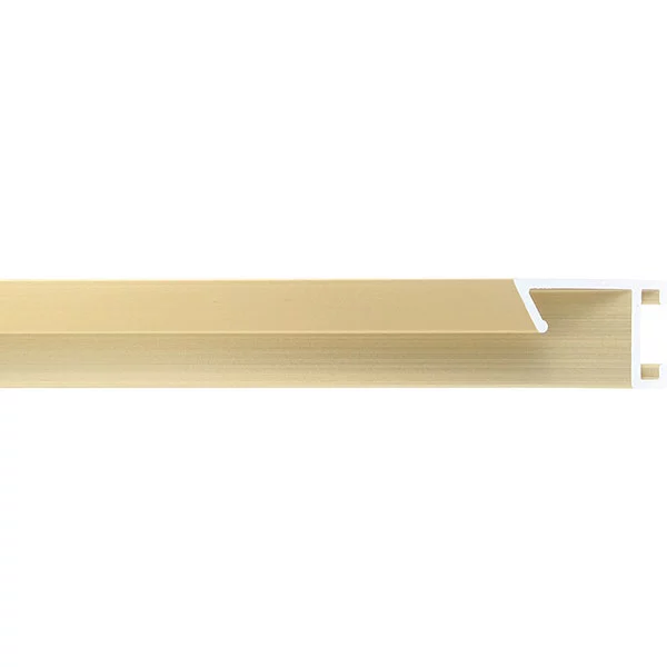 Alu Bilderrahmen Serie 421 24x30 cm | Gold matt, gebürstet | Normalglas (2 mm)