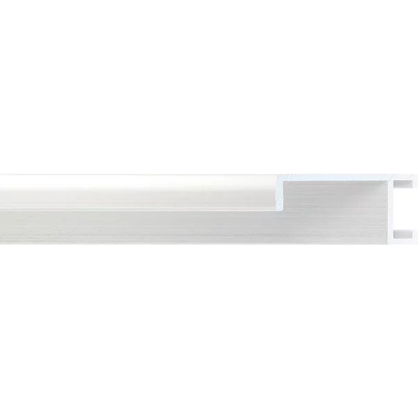 Alu-Bilderrahmen Serie 422 - Zuschnitt Silber matt, gebürstet | Normalglas (2 mm)