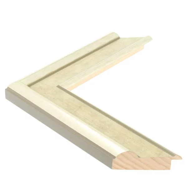 Holz Bilderrahmen CANALETTO 4,5 15x20 cm | Ivory | Normalglas (2 mm)