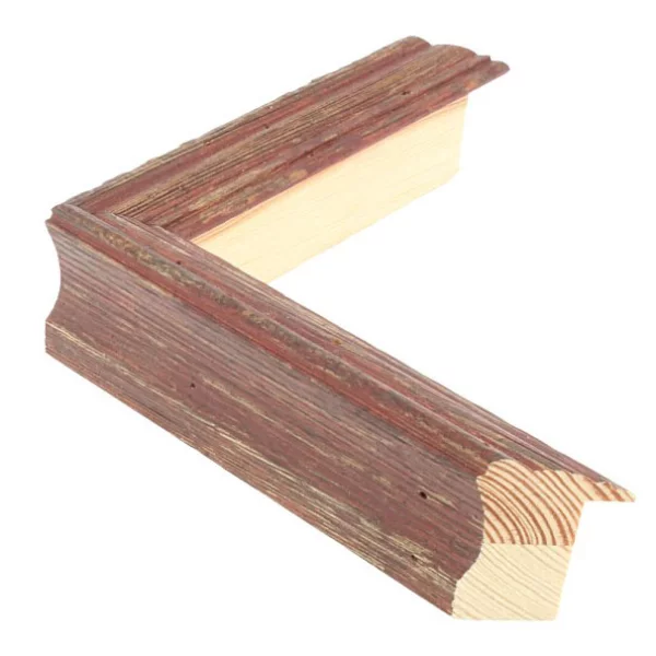 Holz Bilderrahmen Brittany 2.8 70x100 | Braunrot | Museumsglas UV 99 entspiegelt