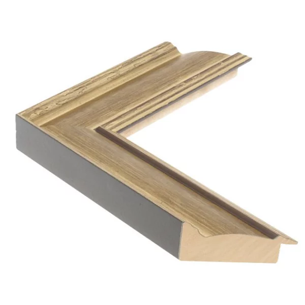 Holz Bilderrahmen Fenice 4,9 42x59,4 cm (A2) | Gold | Normalglas (2 mm)