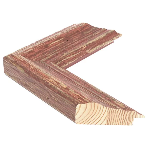 Holzrahmen Brittany 6.5 30x40 | Braunrot | Museumsglas UV 99 entspiegelt